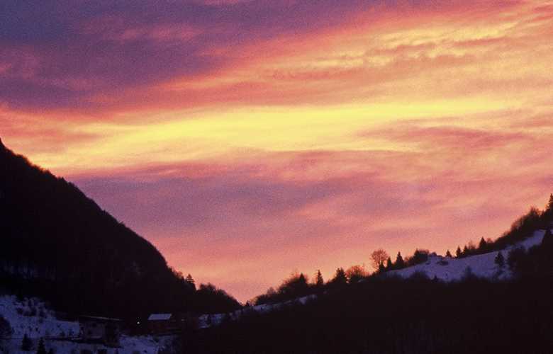 alba sul Passo pian delle Fugazze