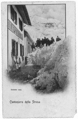 La Streva sotto la neve, nel 1905